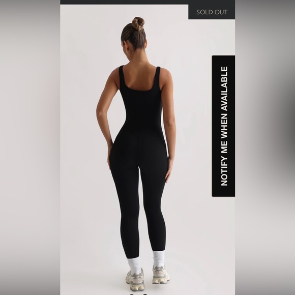 SECOND SKIN JUMPSUIT - BLACK - Picture 2 of 2